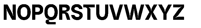 GC Methane Semi Bold Font UPPERCASE