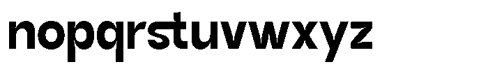 GC Methane Semi Bold Font LOWERCASE