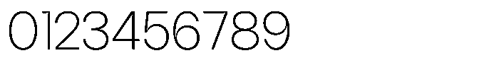 GC Methane Thin Font OTHER CHARS