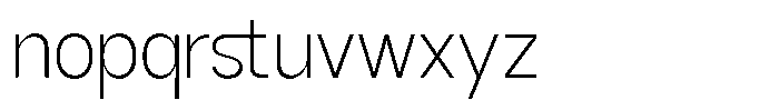 GC Methane Thin Font LOWERCASE