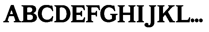 GC Milan Headline Bold Text Font UPPERCASE