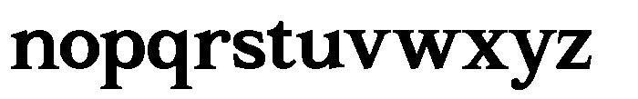 GC Milan Headline Bold Text Font LOWERCASE