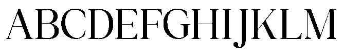 GC Milan Headline Display Font UPPERCASE