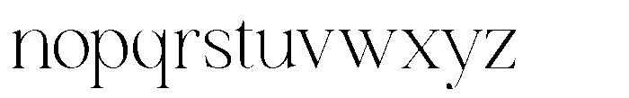 GC Milan Headline Extra Light Display Font LOWERCASE