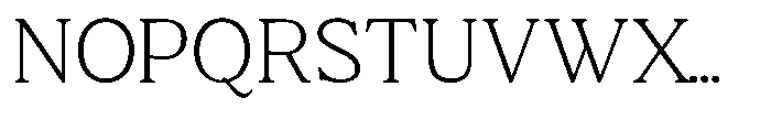 GC Milan Headline Extra Light Text Font UPPERCASE