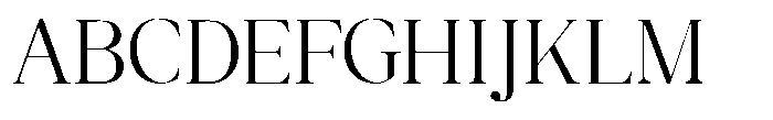 GC Milan Headline Light Display Font UPPERCASE