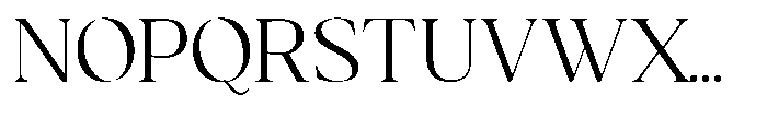 GC Milan Headline Light Display Font UPPERCASE