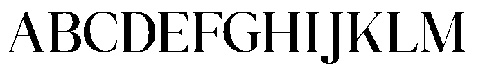 GC Milan Headline Medium Display Font UPPERCASE