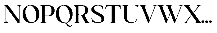 GC Milan Headline Medium Display Font UPPERCASE