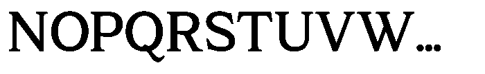GC Milan Headline Medium Text Font UPPERCASE