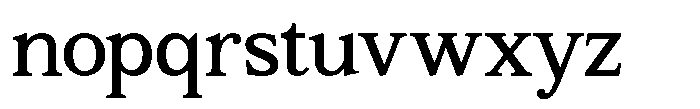 GC Milan Headline Medium Text Font LOWERCASE