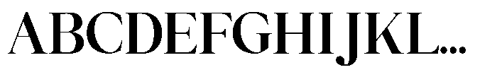 GC Milan Headline Semi Bold Display Font UPPERCASE