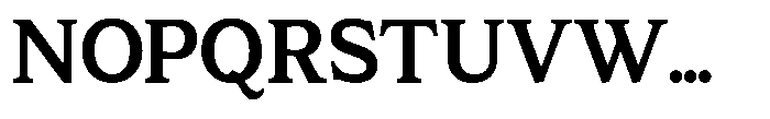 GC Milan Headline Semi Bold Text Font UPPERCASE