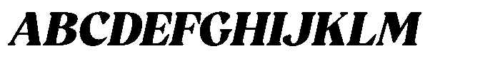 GC Milky Shine Extra Bold Italic Font UPPERCASE