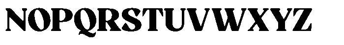 GC Milky Shine Extra Bold Font UPPERCASE