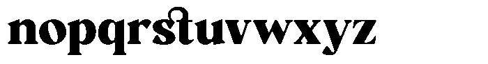 GC Milky Shine Extra Bold Font LOWERCASE