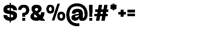 GC Molecule Bold Font OTHER CHARS