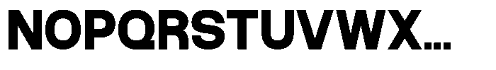 GC Molecule Bold Font UPPERCASE
