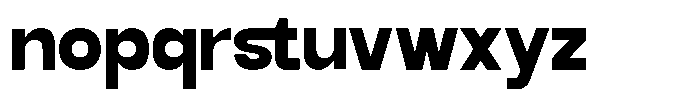 GC Molecule Bold Font LOWERCASE