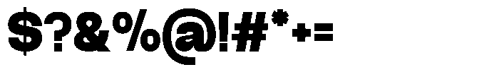 GC Molecule Extra Bold Font OTHER CHARS