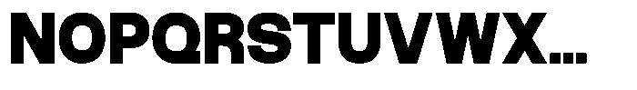 GC Molecule Extra Bold Font UPPERCASE