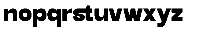GC Molecule Extra Bold Font LOWERCASE