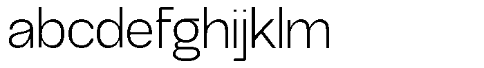 GC Molecule Extra Light FONT