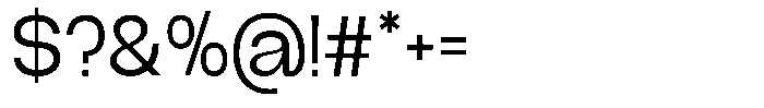 GC Molecule Light Font OTHER CHARS