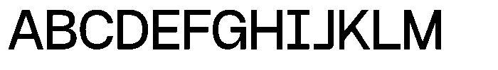 GC Molecule Regular Font UPPERCASE