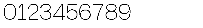 GC Molecule Thin Font OTHER CHARS