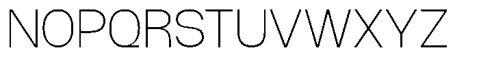 GC Molecule Thin Font UPPERCASE