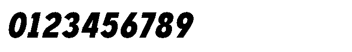 GC Monza Sans Bold Condensed Italic Font OTHER CHARS