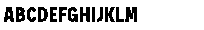 GC Monza Sans Bold Condensed Font UPPERCASE