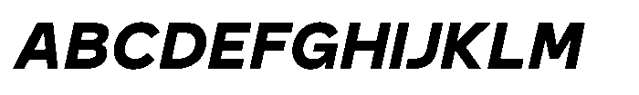 GC Monza Sans Bold Italic Font UPPERCASE