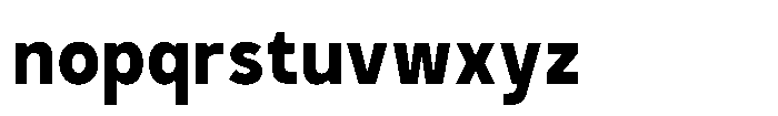 GC Monza Sans Bold Semi Condensed Font LOWERCASE