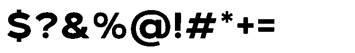 GC Monza Sans Bold Semi Expanded Font OTHER CHARS