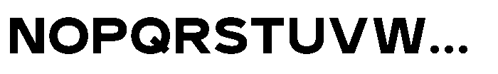 GC Monza Sans Bold Semi Expanded Font UPPERCASE