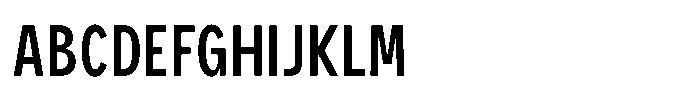 GC Monza Sans Condensed Font UPPERCASE