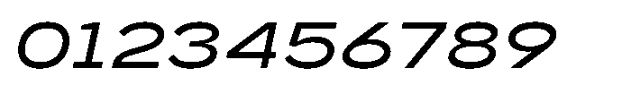 GC Monza Sans Expanded Italic Font OTHER CHARS