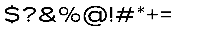 GC Monza Sans Expanded Font OTHER CHARS