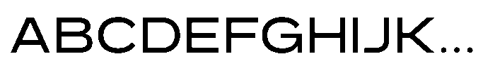 GC Monza Sans Expanded Font UPPERCASE