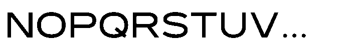 GC Monza Sans Expanded Font UPPERCASE