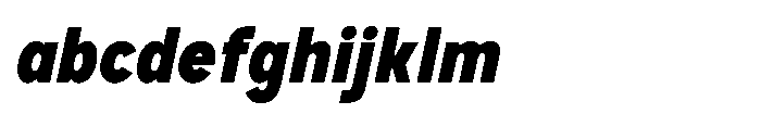 GC Monza Sans Extra Bold Condensed Italic FONT