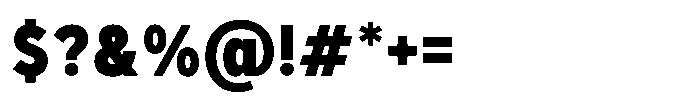 GC Monza Sans Extra Bold Condensed Font OTHER CHARS