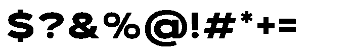 GC Monza Sans Extra Bold Expanded Font OTHER CHARS