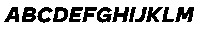 GC Monza Sans Extra Bold Italic Font UPPERCASE