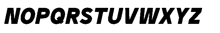 GC Monza Sans Extra Bold Semi Condensed Italic Font UPPERCASE