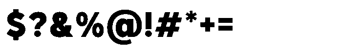 GC Monza Sans Extra Bold Semi Condensed Font OTHER CHARS