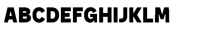 GC Monza Sans Extra Bold Semi Condensed Font UPPERCASE