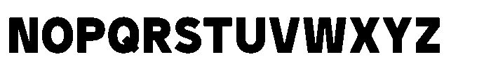 GC Monza Sans Extra Bold Semi Condensed Font UPPERCASE